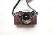 Handmade Genuine Real Leather Half Camera Case Bag Cover for MINOLTA X700 Dark Brown