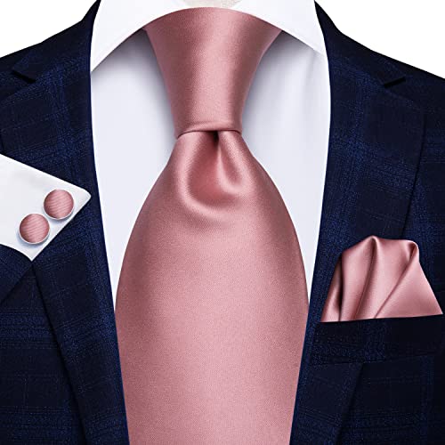 Image of Hi-Tie Men's Suspenders and Tie Set Silk Adjustable Elastic Y Braces with Strong 6 Clips Pocket Square Set