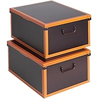 SET 2 Cajas organizadoras de almacenamiento ropa, almacenaje