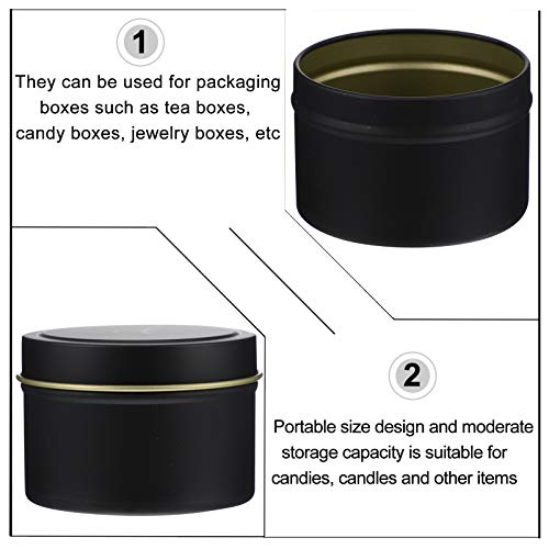 Healifty 10Pcs Vela Latas Latas De Armazenamento De Recipientes Frascos Da Vela Vela Vela Fazendo Ar