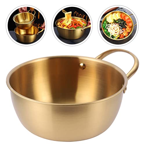 DOITOOL Coréia Ramen Macarrão Pote Com Alça de Aço Inoxidável Ramyun Macarrão Quente Potenciômetro P