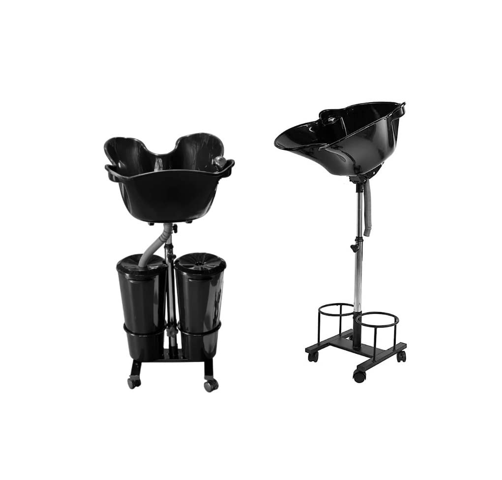 Portable Hair Washing Basin Height Adjustable Portable Hair Washing Sink Shampoo (NO Pump/Shower Head)