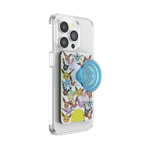 PopSockets Adhesive Phone Wallet and Card Holder with Grip Pokemon - Eevee Evolution Faces