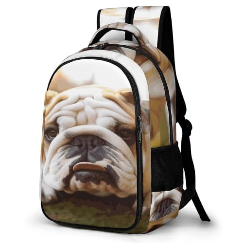Mochila de bulldog ergonómica que alivia el peso diario escolar
