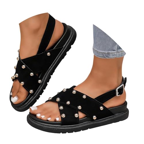 Sandales d'extérieur hautes et larges contre la fatigue du pied