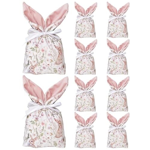 Bolsas para galletas de Pascua con orejas de conejo, ideales para tus reuniones familiares
