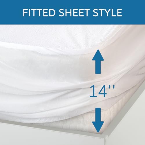 Image of Full Size Mattress Protector Waterproof,Absorbent Fitted Sheet