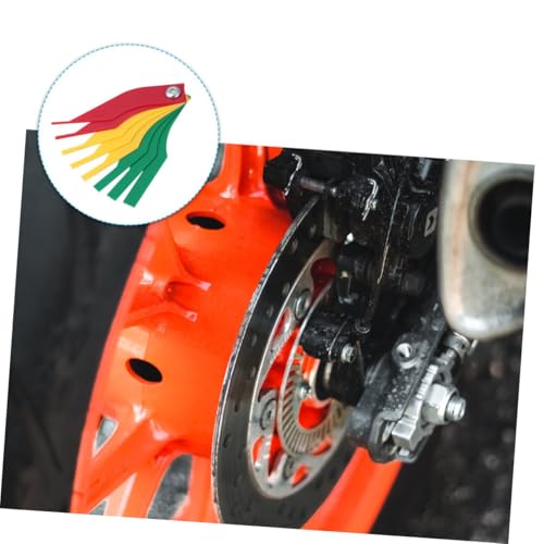 Cabilock 2 piezas medidor de grosor para pastillas de freno, plástico resistente para mantenimiento automotriz miniatura 4