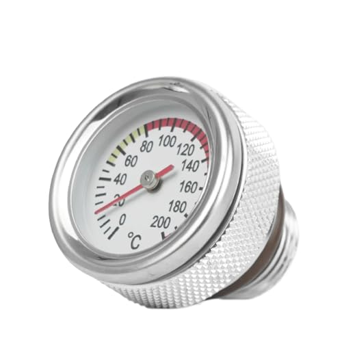 Bouchon de réservoir moto avec indicateur de température d'huile 0-200°C cadran à aiguilles