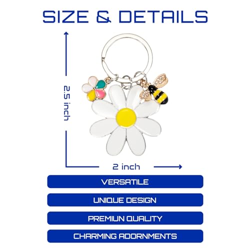 Image of Keychain for Women, Key Chains Women Cute, Enamel Durable Key Ring for Handbag & Bag.