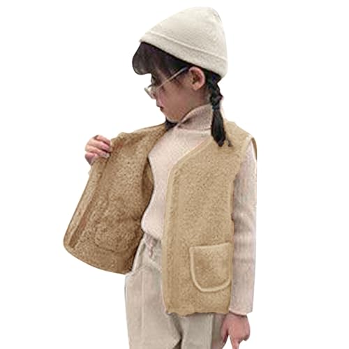Kids Fleece Vest Full Zip Sleeveless Jacket Boys Girls Winter Warm Vest Toddler Lightweight Windproof3