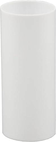 Miniatura 2 de Creative Hobbies Cubiertas de vela de plástico blanco con base media, 3 pulgadas de alto, paquete de 6