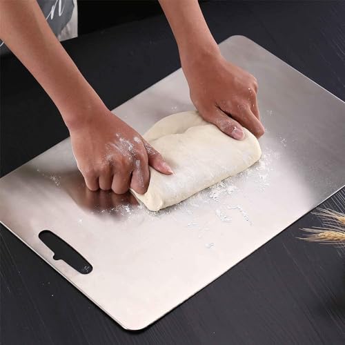 Image of REDSKY Chopping Board for Kitchen Vegetable Cutting Board, Metal Board, Vegetable Cutter Board, Durable Cutting Counter top Board /Chopping Board (35.6cm x24.9cm)