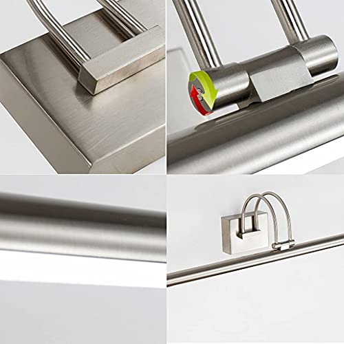 Luz de pared de baño IP44 impermeable de metal con iluminación de tocador 6000K 3