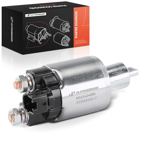 A-Premium Starter Solenoid Compatible with Toyota, Scion, Lexus - Camry 2002-2009/2012-2017, RAV4 2012-2018, Highlander, Sienna, Avalon, tC, ES350, Solara, RX350, RX330, ES300-12V