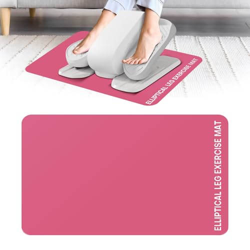 Image of Under Desk Elliptical Mat - Non-Slip Exercise Equipment for Peloton Bike, Small Exercise Mat for Desk Workout Equipment