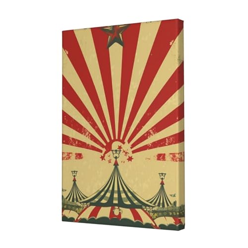 Toile de cirque vintage LPSRTWE impression HD premium affiche suspendue de salon