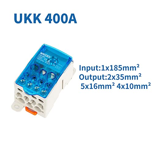 UKK400A connecteur electrique universel et boite distribution rail Din