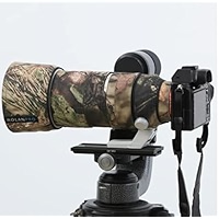 Lens Cover With Grass Camo Pattern ROLANPRO Waterproof Camouflage Lens Cover For Canon RF 200-800mm F6.3-9 IS USM – Protective Sleeve, Grass Pattern Canon RF 200-800mm Lens Cover