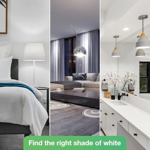 Image of DEGNJU A19 LED Light Bulbs, 60 Watt Equivalent LED Bulbs, Daylight 5000K, 800 Lumens, E26 Standard Base, Non-Dimmable, 8W Warm White LED Bulbs for Bedroom Living Room,6 Pack