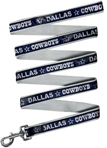 NFL PET Leash Dallas Cowboys Dog Leash, Medium Football Team Leash for Dogs & Cats. A Shiny & Colorful Cat Leash & Dog Leash Licensed by The NFL