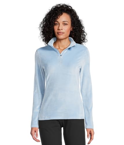 Couche intermédiaire Spyder Shimmer Bug col en T vêtement thermique chaud pour femme pour le ski