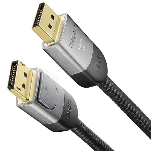 Zeskit Maya 80Gbps DisplayPort 2.1 Cable DP80 (3ft 1m)