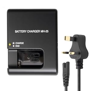 MH-25a Battery Charger for Nikon Camera EN-EL15 EN-EL15a EN-EL15b EN-EL15c EP-5B D500 D600 D610 D780 D800 E D810 A D850 D750 D7000 D7100 D7200 D7500 Coolpix Z5 Z6 Z7 Z6 III Z7II Z8 Z F Z FC V1 1 V1