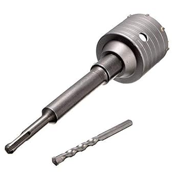 Tools Centre 35mm Concrete Wall Drill Bit Hole Saw Cutter +160mm Connecting Rod With Wrench For Brick Cement Stone