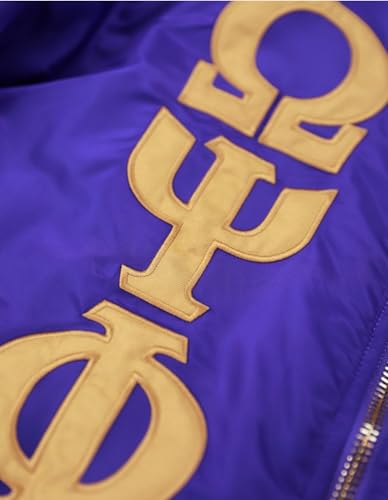 Big Boy Omega Psi/Ψ Phi Divine 9 S4 Bomber Jacket [Purple - 3XL] - ID#716644