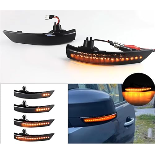 Luz dinámica espejo retrovisor para Ford elimina puntos ciegos al girar 6