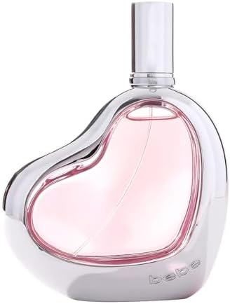 Bebe Silver Perfume for Women - Womens Perfume with Mango, Tuberose, Peony, Jasmine, Rose, Cedarwood, Musk, and Sandalwood - 3.4 oz EDP Spray