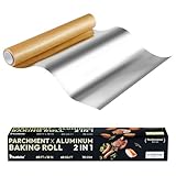 Katbite Aluminum Foil Roll - 12in x 60ft, 60 Sq.Ft, Heavy Duty Non-Stick Roll With Portable Cutter