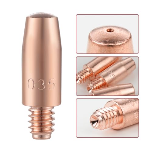 Welding Knight MIG Welding Contact Tips KP2744-035 .035"(0.9mm) 250A/350A for Lincoln Magnum PRO 250/350 MIG Welding Gun (20-PK) - Image 3