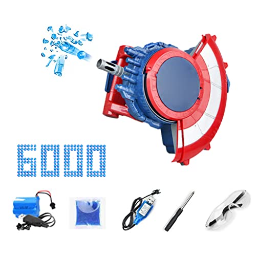 Yuciya Captain America Shield Launcher Toy, Blaster à Gel électrique, Shield Soft Bullet Launcher Toy, Launching Toy for Kids, Shield Ejection Toy Cosplay Props Gift for Kids Cover