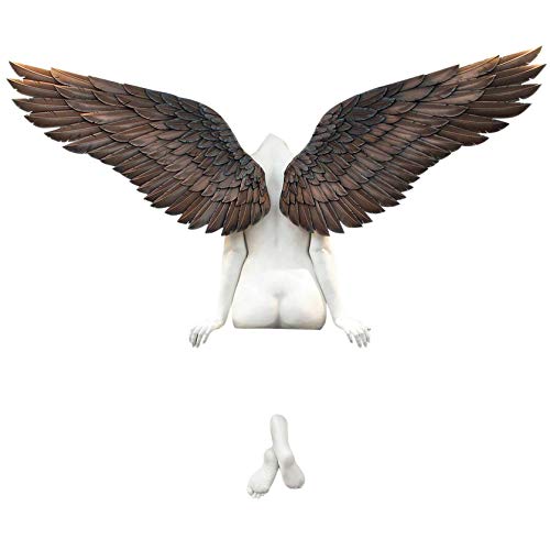 Wall Decor Angel on Floating Shelves Wall Sculpture Aesthetic Art Sculpture Home Decorations 3D Printed Statue for Living Room Bedroom Indoor Outdoor Decorations Christianity The Holy Angels Art