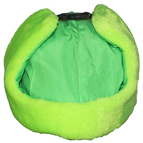 Best Winter Hats Big Kids Lightweight Neon Russian/Trooper Faux Fur Cap(One Size)-Green #TOP4