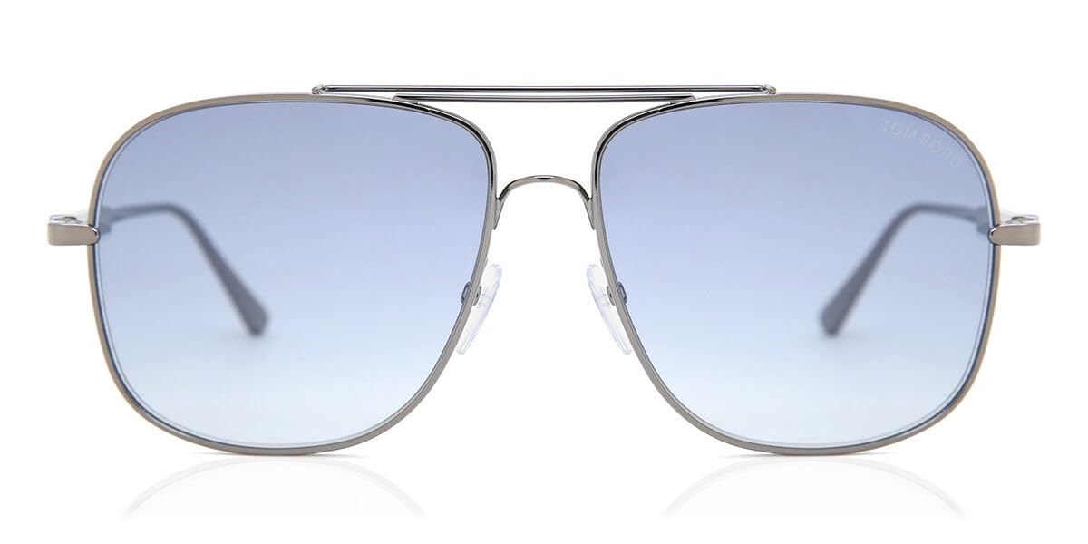 Tom Ford Man Sunglass FT0669 -  Frame color: Gunmetal Shiny, Lens color: Blue Gradient