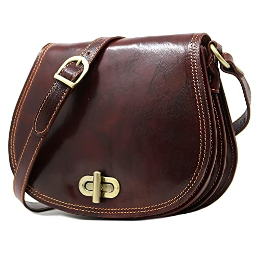 Floto Firenze Women's Saddle Bag Crossbody Shoulder Bag Handbag #TOP1