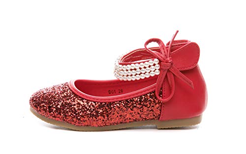 Girl's Ankle Strap Ballet Ballerina Flat Princess Dress Shoes School Uniform Mary Jane2