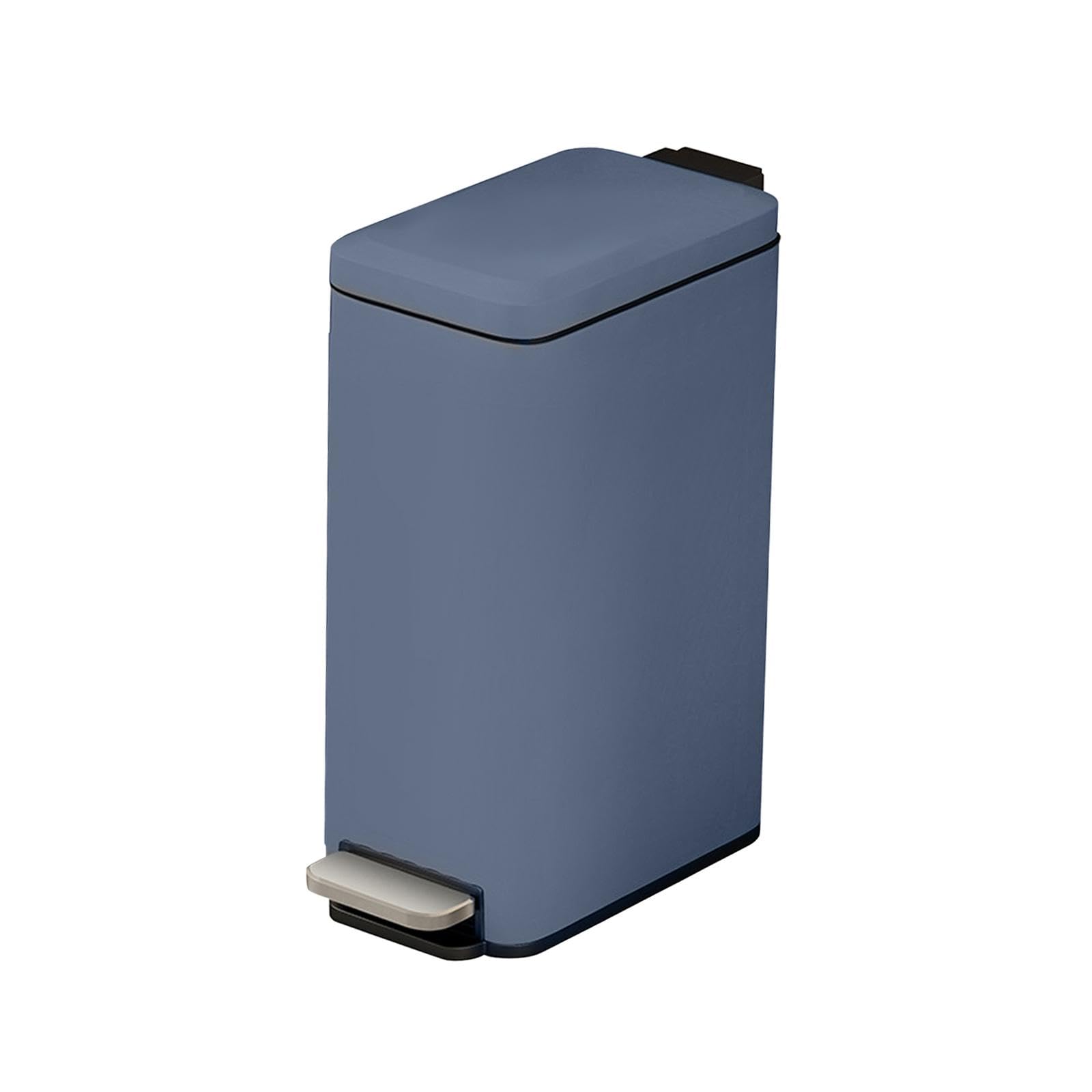 CALANDIS® Bathroom Trash Can with Lid Organizer Slim for Bathroom Entryway Living Room Gray | Trash Cans & Wastebaskets | Household Supplies & Cleaning 3