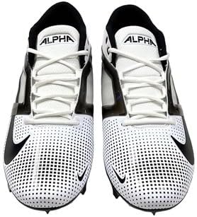 Nike Alpha Menace 4 Pro Mid Wide Men's Football Cleats White Brown Black HF4553-100 Size 14.5 W (Wide)