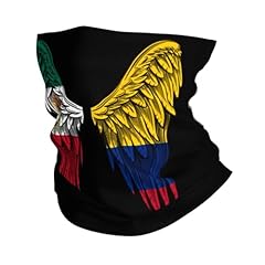 Mexico Mexican and Colombia Colombian Flag Wings