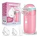 JARAMI - Nebulizador Portatil Recargable para Adultos, Niños y Bebe - Inhalador Silencioso para el Alivio de Tos, Asma, Enfermedades Respiratorias - Inhalador Con Mango para uso Domestico y de Viaje.