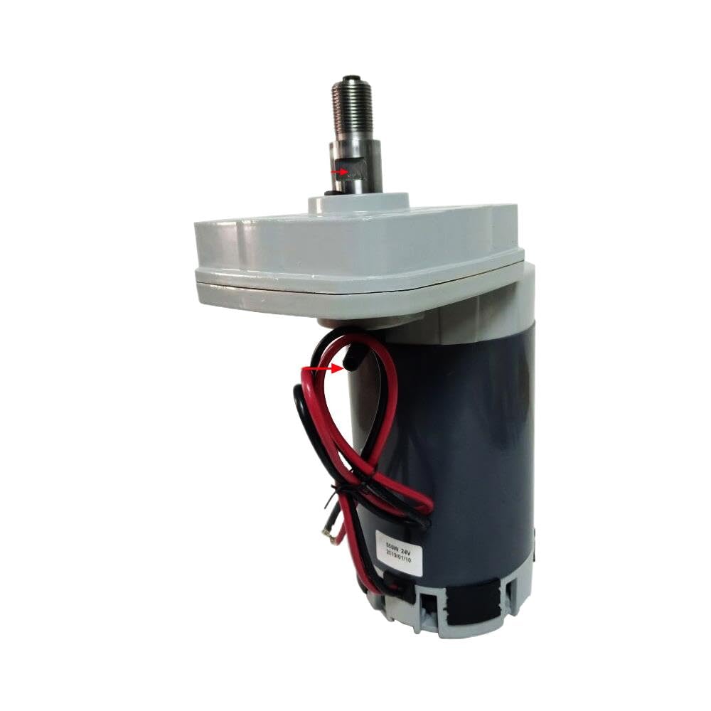 Dc 24 v, 550 w cleaning equipment cleaning sweeping machine main motor 18 mm 20 mm brush plate of the motor shaft - (Speed(RPM): Spiral slotted shaft)