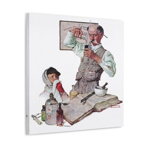 Poster Norman Rockwell pour salon et décoration murale chambre