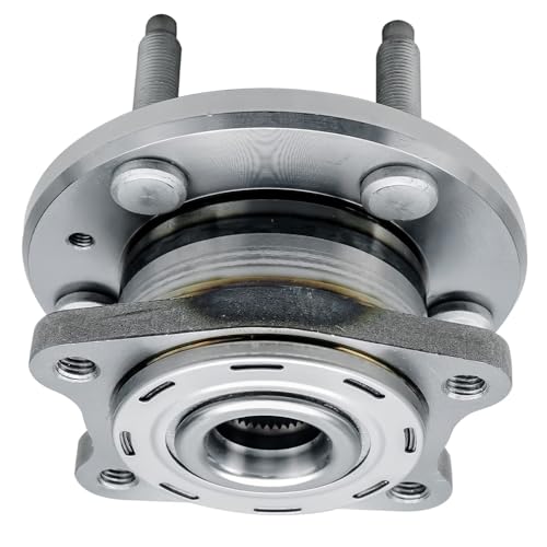 Image of Detroit Axle - AWD Rear 2pc Wheel Bearing Hubs for Ford Taurus X Freestyle Five Hundred Mercury Montego Sable, 2 Wheel Bearing and Hubs Assembly Replacement