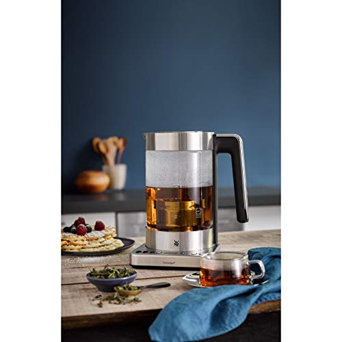 WMF Lono 04.1316.0011 - Tetera eléctrica (1,7 L, 3000 W, Negro, Acero inoxidable, Transparente, Ajustes de termostato… - Imagen 6