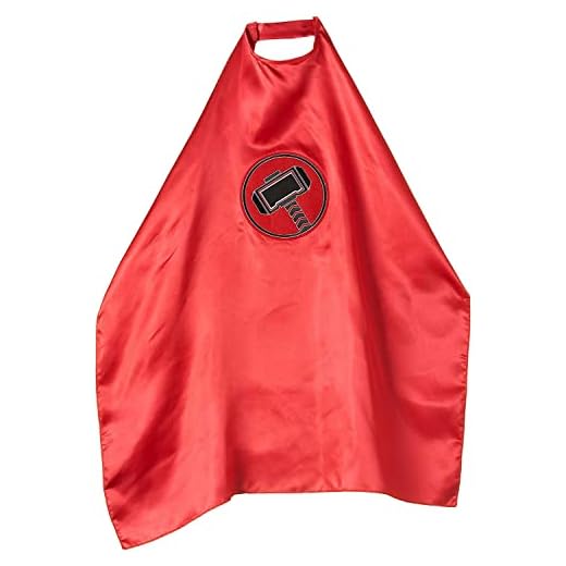 RUBIE'S- Cape Thor Disfraz, dibujo animado, Color rojo, talla única (RUBIES I-G36007)