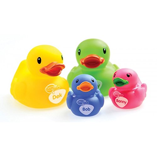 Freekidds Lot de 4 Canards de Bain Babydam avec son Filet